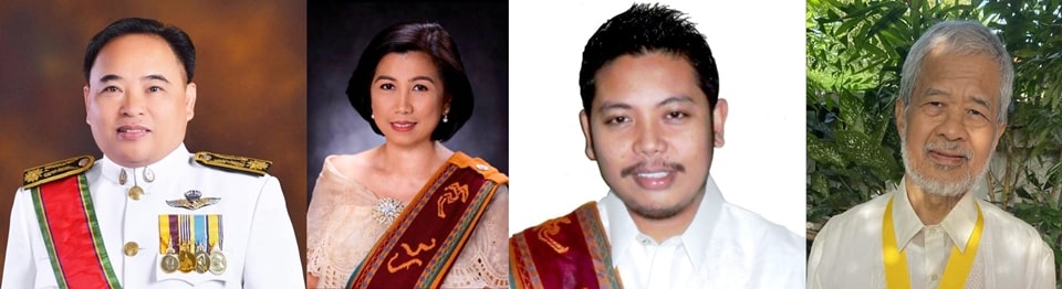 (L-R) Among the awardees during the 103rd Loyalty Day and Alumni Awarding Ceremony of UPLB were SEARCA alumni: Dr. Weerapon Thongma, Dr. Catherine Roween C. Almaden, Dr. Sonnie A. Vedra, and Dr. Jose O. Sargento. 